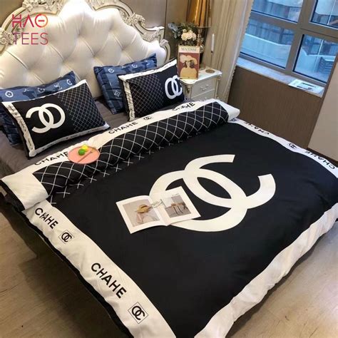 chanel bedding black